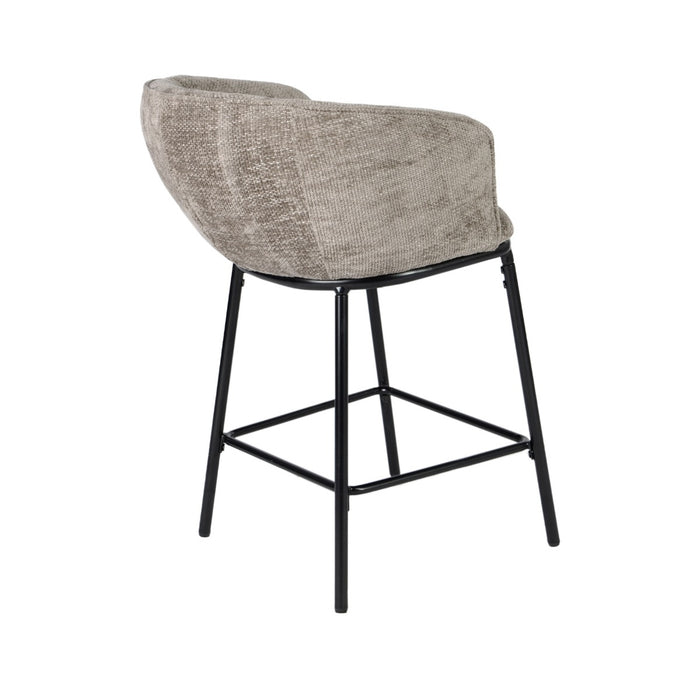 Giga Meubel - Barstoel Beige Stof - Mae