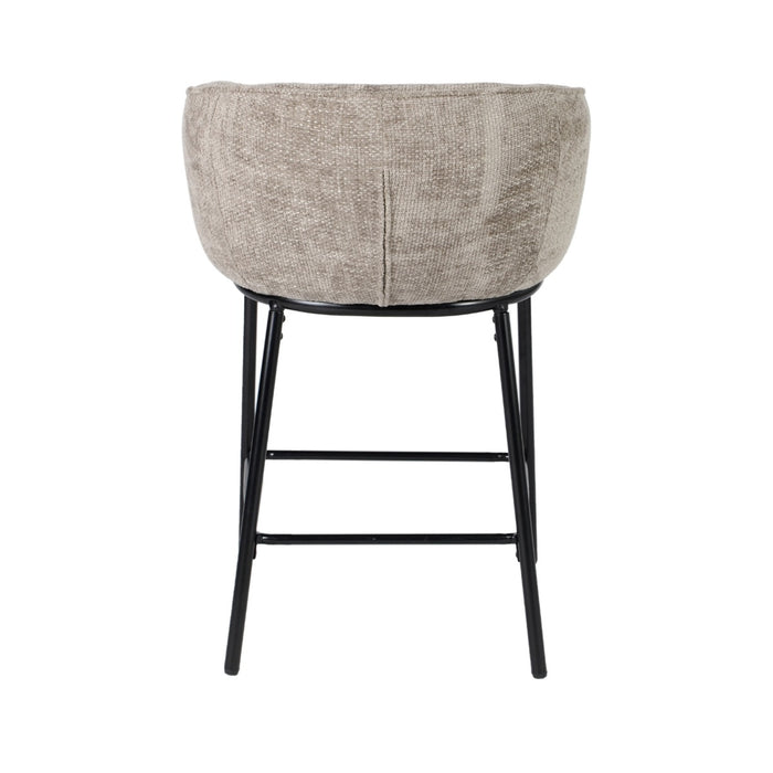 Giga Meubel - Barstoel Beige Stof - Mae