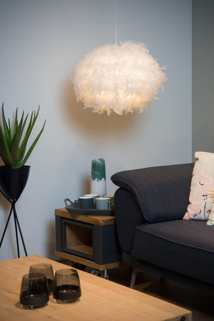 Lucide GOOSY SOFT Hanglamp - Wit