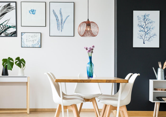 Lucide VINTI Hanglamp - Koper