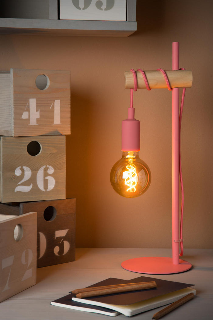 Lucide POLA Tafellamp - Roze