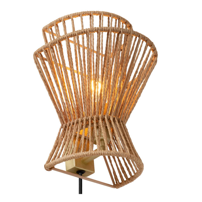 Lucide TASMAN Wandlamp - Naturel