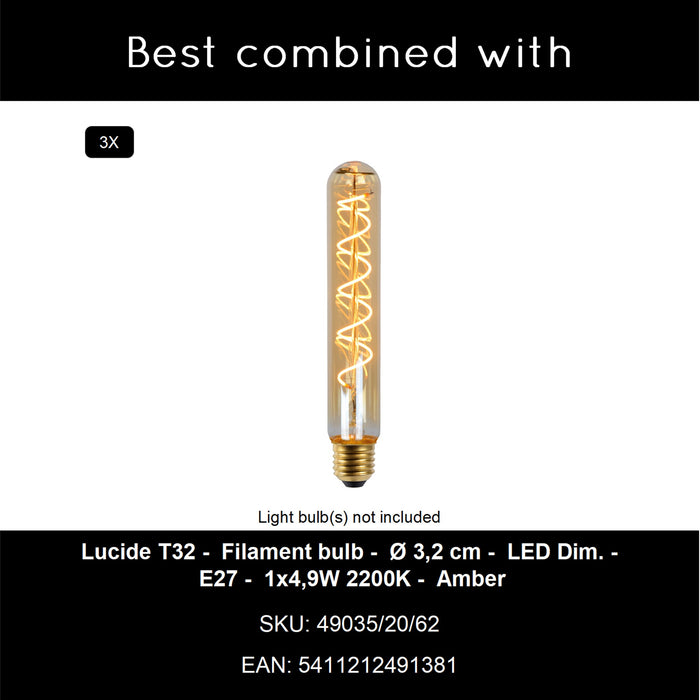 Lucide FOLD Vloerlamp - Wit