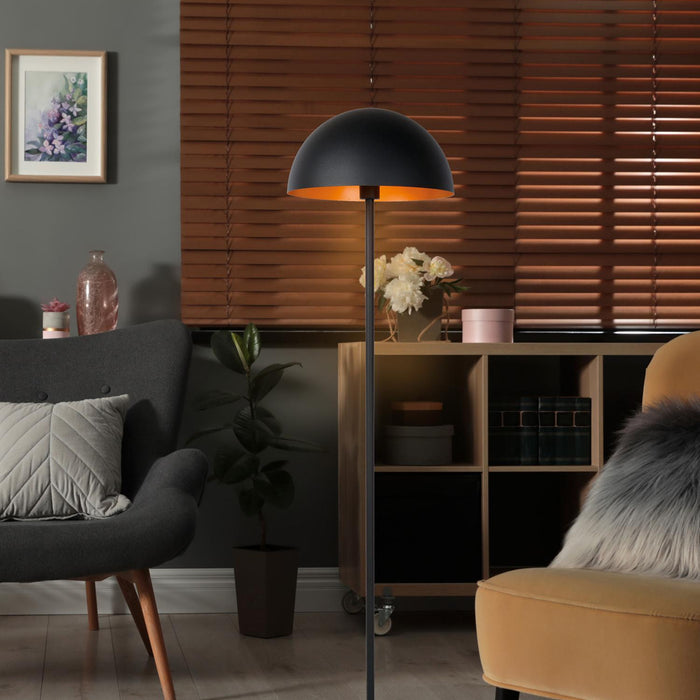 Lucide SIEMON Vloerlamp - Zwart