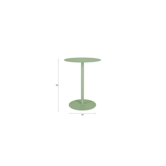 Zuiver Snow Bistrotafel Rond 57 cm Metaal Groen