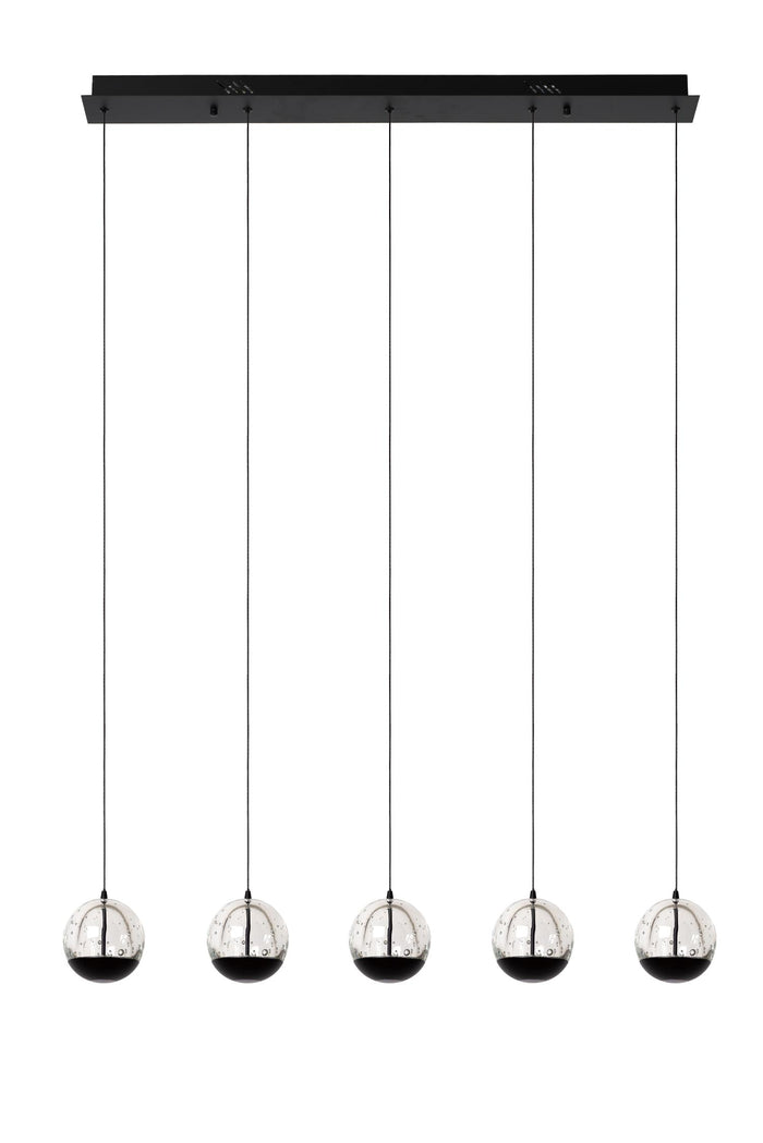 Lucide SENTUBAL Hanglamp - Zwart