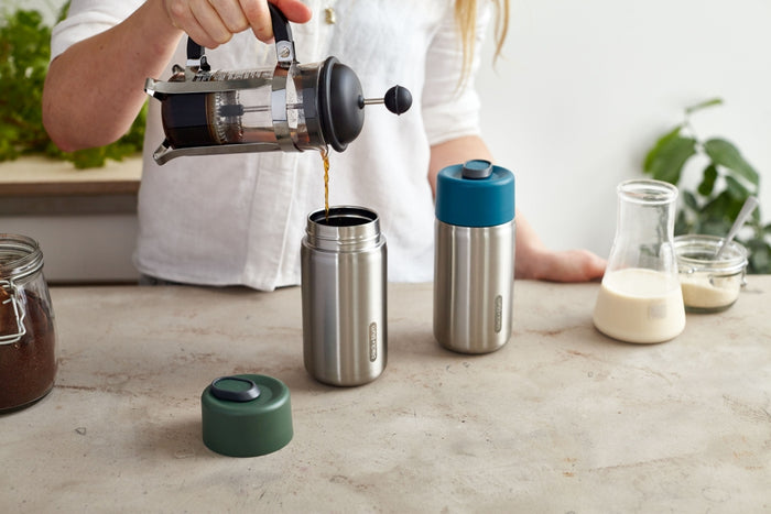 Black+Blum RVS Thermosbeker - 340ml - Blauw