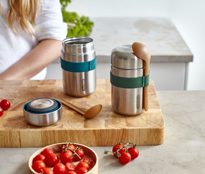 Black+Blum RVS Thermos Voedselcontainer - 400ml - Groen