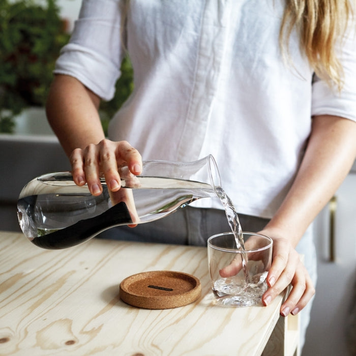 Black+Blum Personal Waterkaraf met Filter en Glas - 800ml