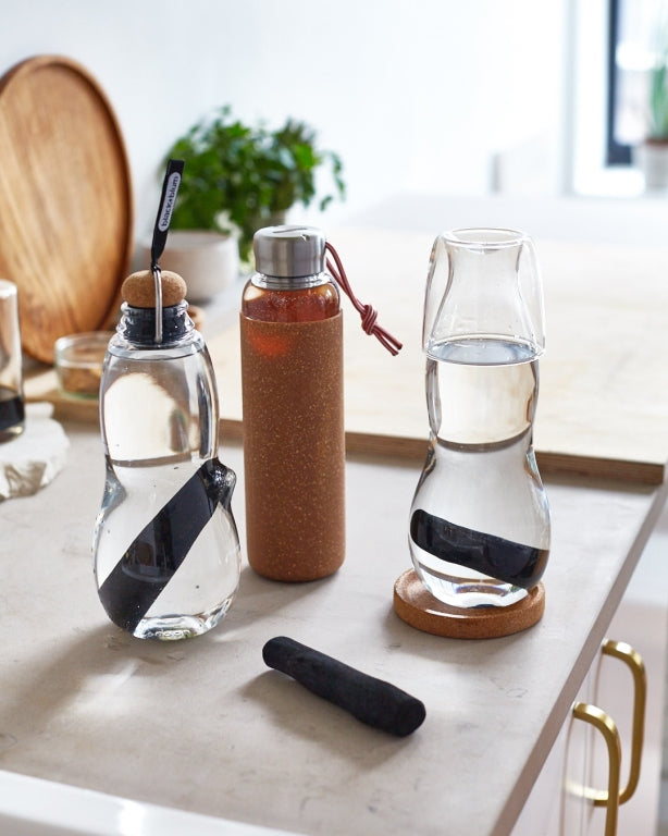 Black+Blum Personal Waterkaraf met Filter en Glas - 800ml