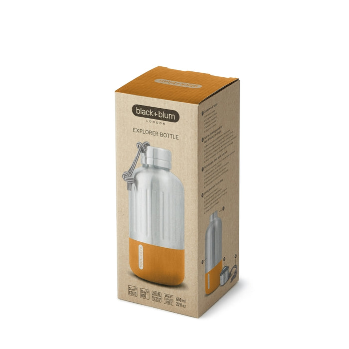 Black+Blum Explorer Thermosfles - 650ml - Oranje