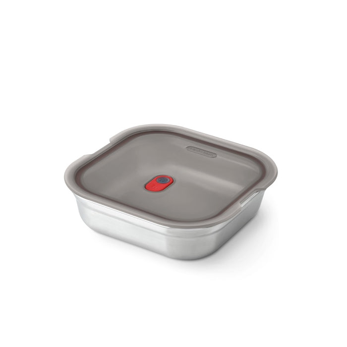Black+Blum RVS Lunchbox - Geschikt voor Magnetron - Vierkant - 1.1 Ltr
