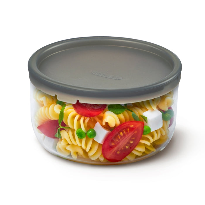 Black+Blum Glazen Lunchbox - Kom - 750ml - Grijs