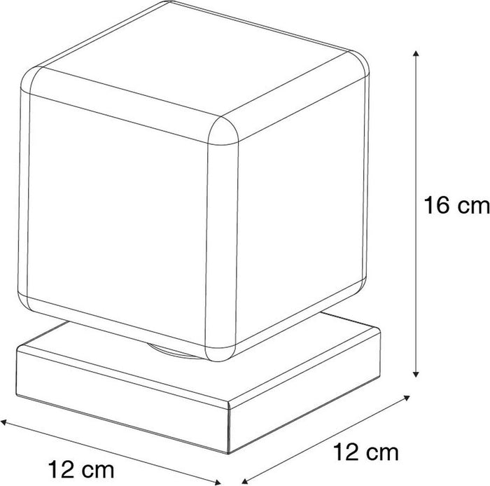 Paul Neuhaus Tafellamp Dadoa Mat Messing 5Watt incl. 3-Step