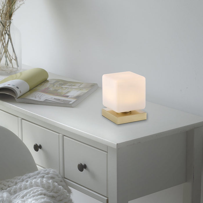 Paul Neuhaus Tafellamp Dadoa Mat Messing 5Watt incl. 3-Step