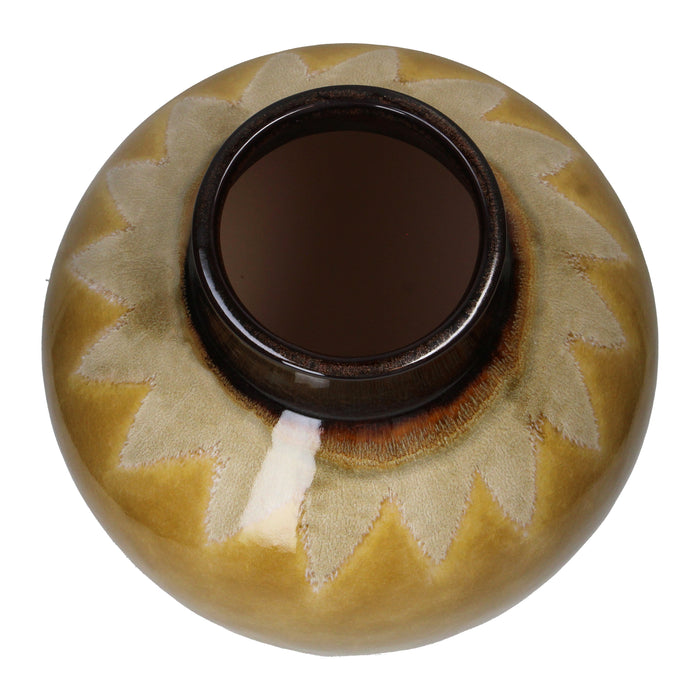 Kersten Vaas - Geel - Ø 28 cm