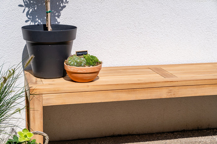 MaximaVida teakhouten bank Java 120 x 40 cm