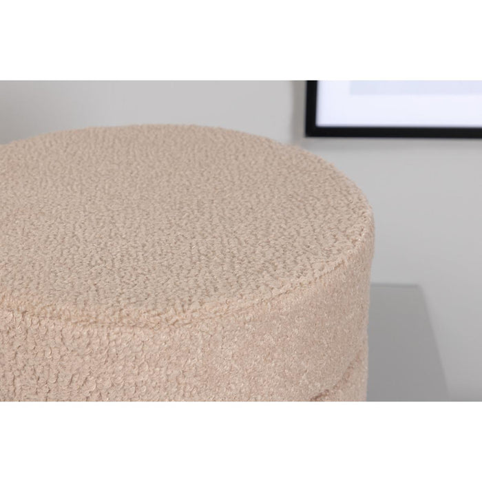 Svea - Zane hocker - teddy - beige