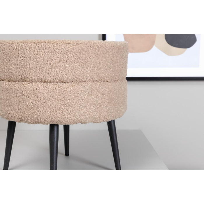 Svea - Zane hocker - teddy - beige