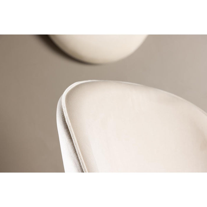 Svea - Zako eetkamerstoel - velvet - beige