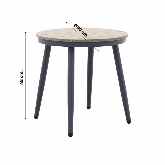 Garden Impressions Margriet bijzettafel - Ø50 cm.