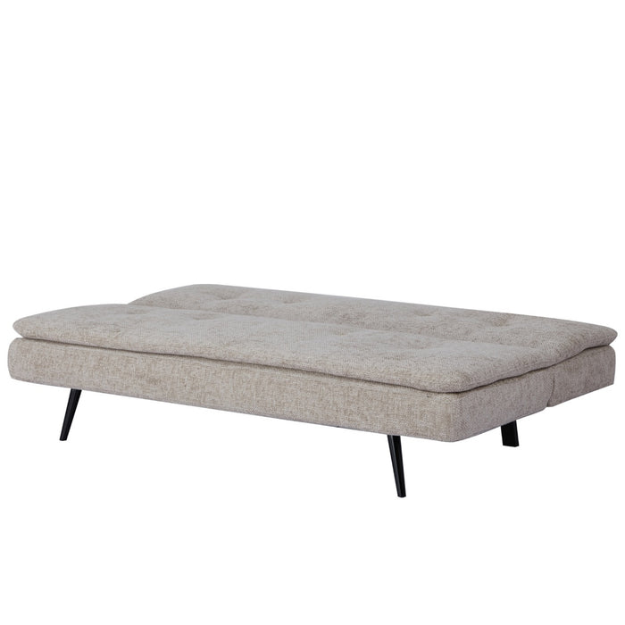 Giga Meubel - Slaapbank Beige 180cm - Metaal & Stof - Bank Olive