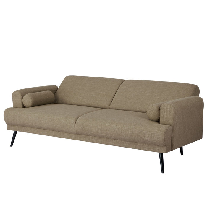 Giga Meubel - Slaapbank Beige 210cm - Metaal & Stof - Bank Jason
