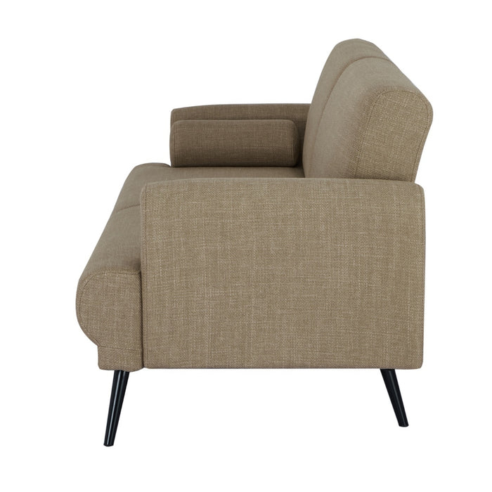 Giga Meubel - Slaapbank Beige 210cm - Metaal & Stof - Bank Jason