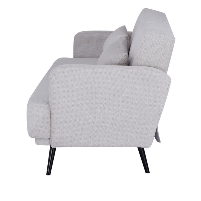 Giga Meubel - Slaapbank Beige 215cm - Metaal & Stof - Bank Sylke