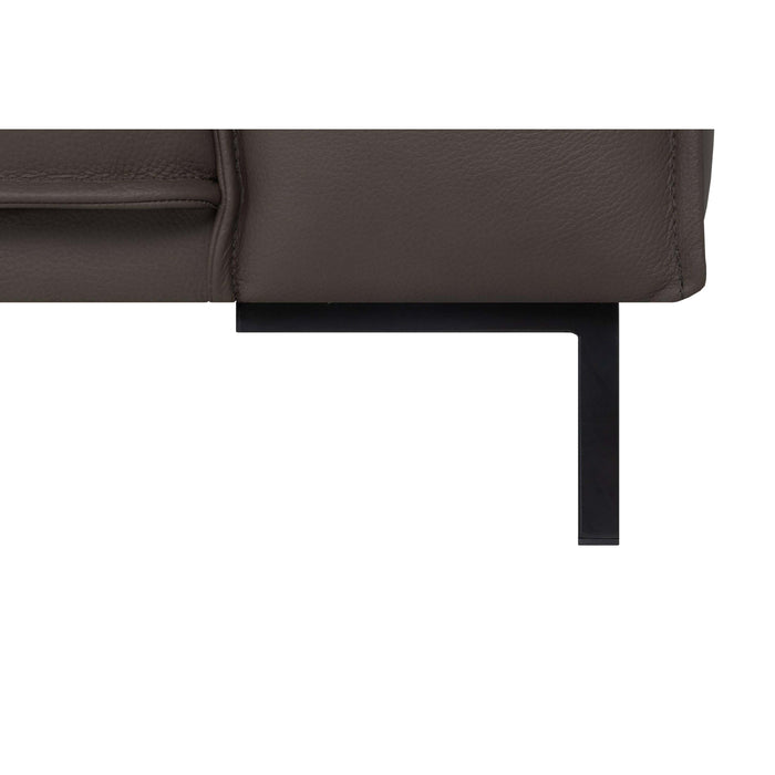 by fonQ Brisk Hoekbank met Chaise Longue Links - Buffelleer - Donkerbruin