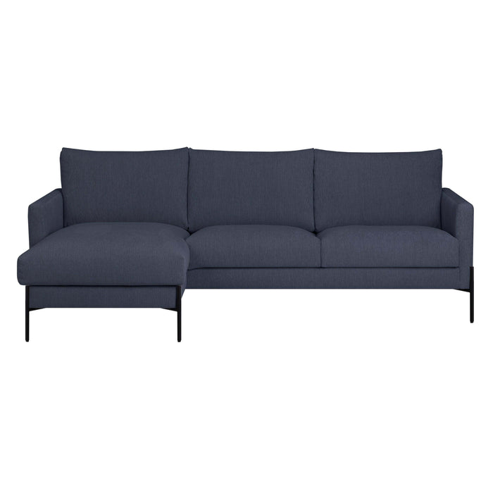 by fonQ Lunge Hoekbank met Chaise Longue Links / Rechts - Donkergrijs