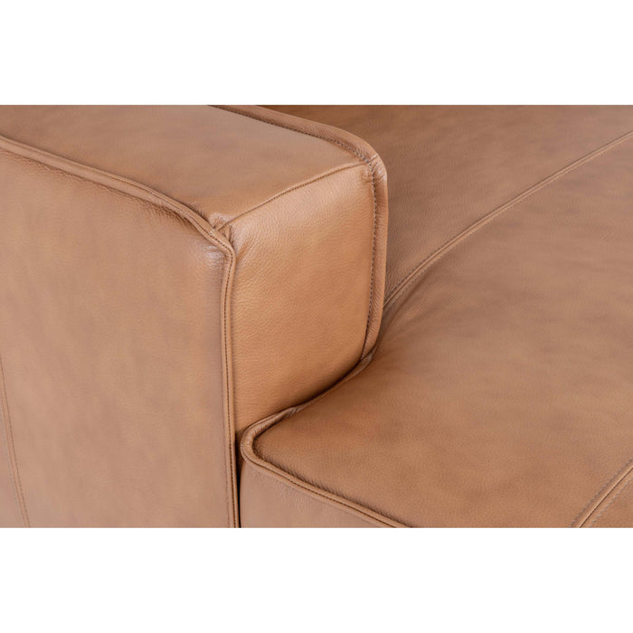 by fonQ Brisk Hoekbank met Chaise Longue Links - Buffelleer - Cognac