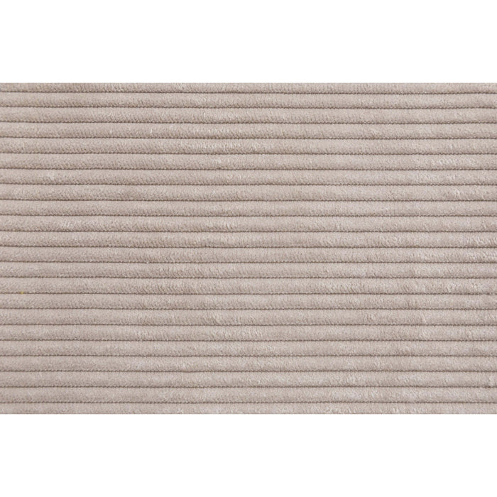 by fonQ Wonder 5-zits Hoekbank Rechts - Open Eind - Rib - Beige