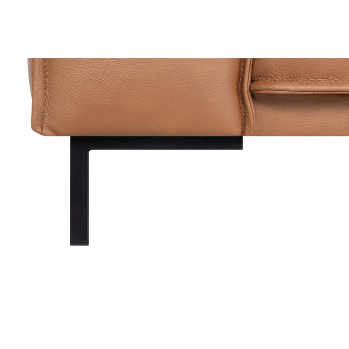 by fonQ Brisk Hoekbank Rechts - Buffelleer - Cognac