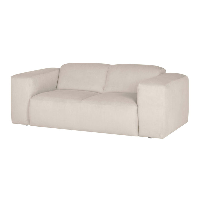 by fonQ Wonder 2-zitsbank - Rib - Crème