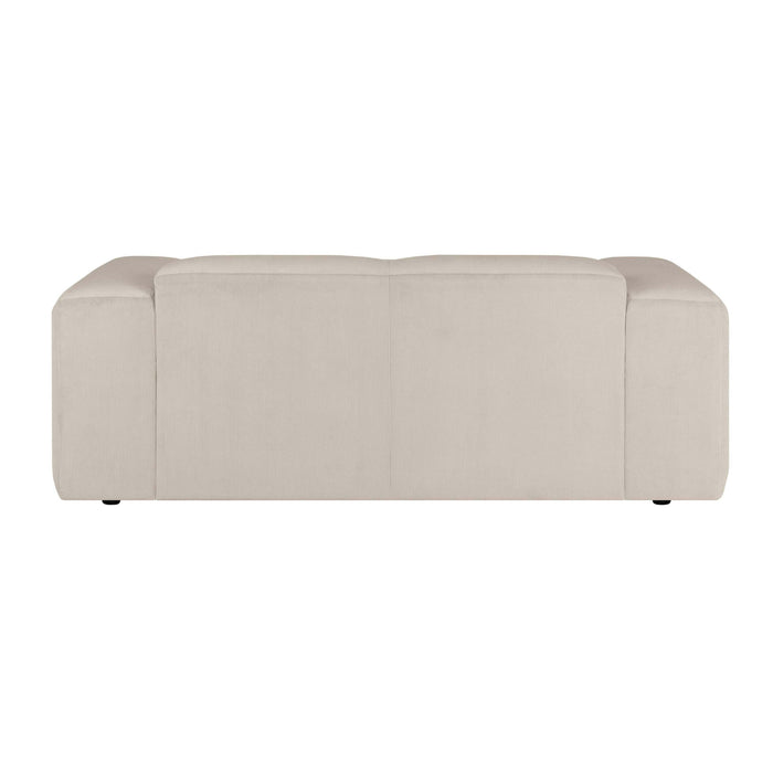 by fonQ Wonder 2-zitsbank - Rib - Crème