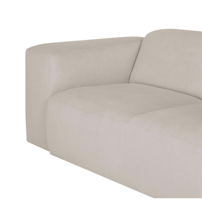 by fonQ Wonder 2-zitsbank - Rib - Crème