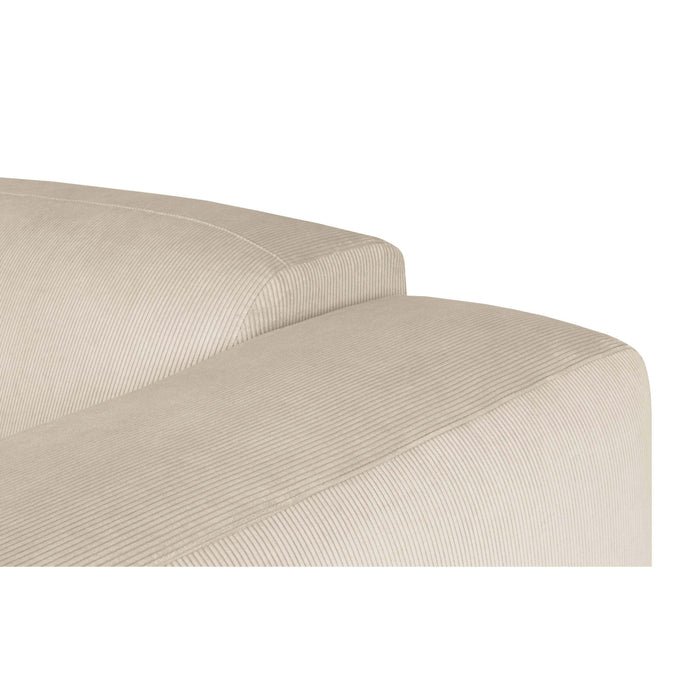 by fonQ Wonder 2-zitsbank - Rib - Crème