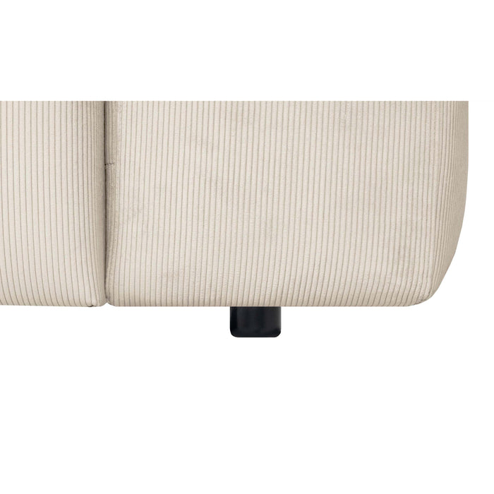 by fonQ Wonder 2-zitsbank - Rib - Crème