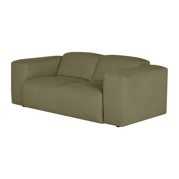 by fonQ Wonder 2-zitsbank - Rib - Mosgroen