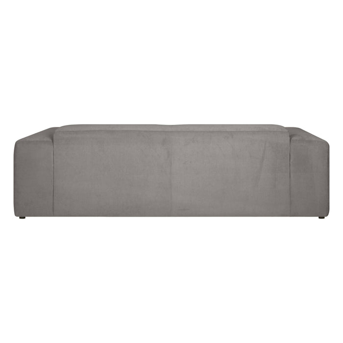 by fonQ Wonder 3-zitsbank - Rib - Grijs