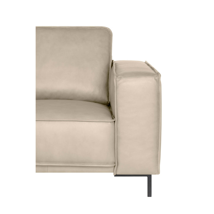 by fonQ Brisk 3-zitsbank - Buffelleer - Beige