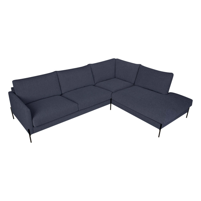 by fonQ Lunge Hoekbank Rechts - Donkergrijs