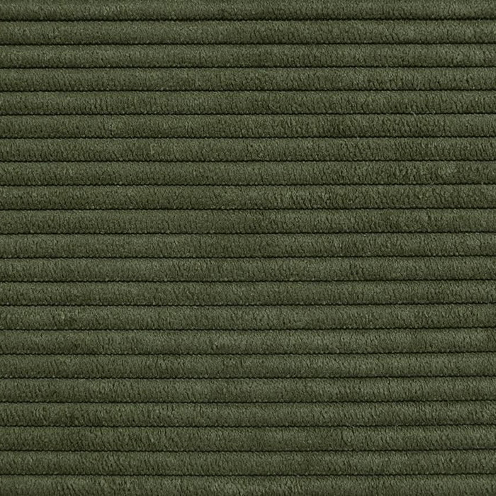 by fonQ Wonder 5-zits Hoekbank met Chaise Longue Rechts - Rib - Mosgroen