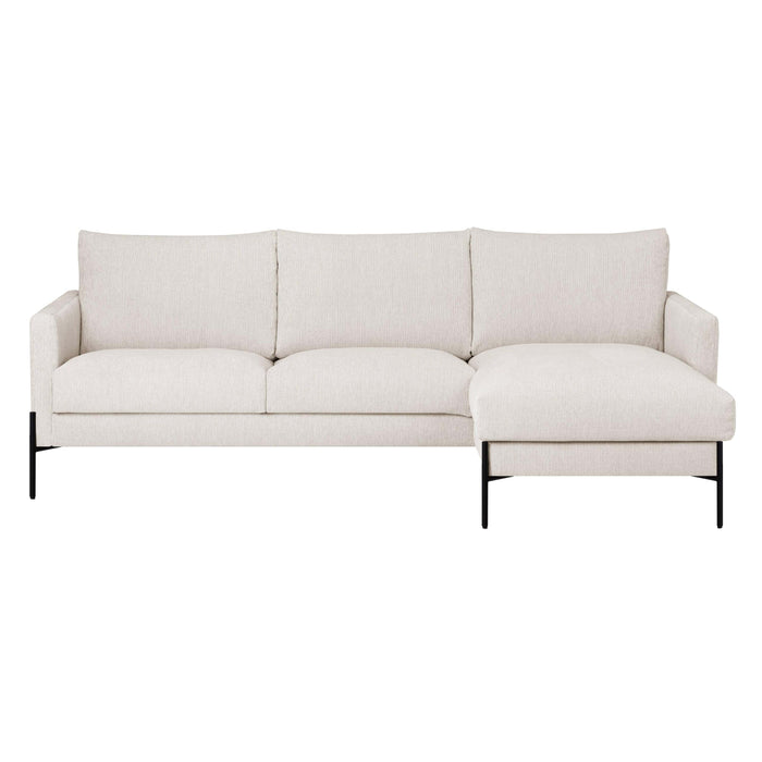 by fonQ Lunge Hoekbank met Chaise Longue Links / Rechts - Beige