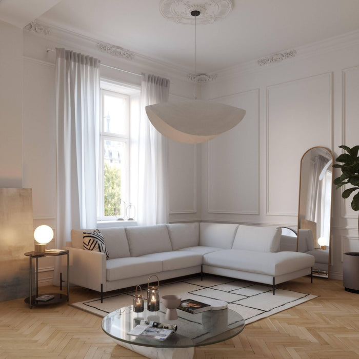 by fonQ Lunge Hoekbank Rechts - Lichtgrijs