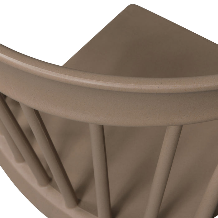 Woood Bliss Spijlenstoel - Coffee Melange