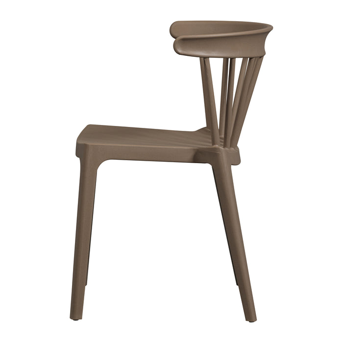 Woood Bliss Spijlenstoel - Coffee Melange