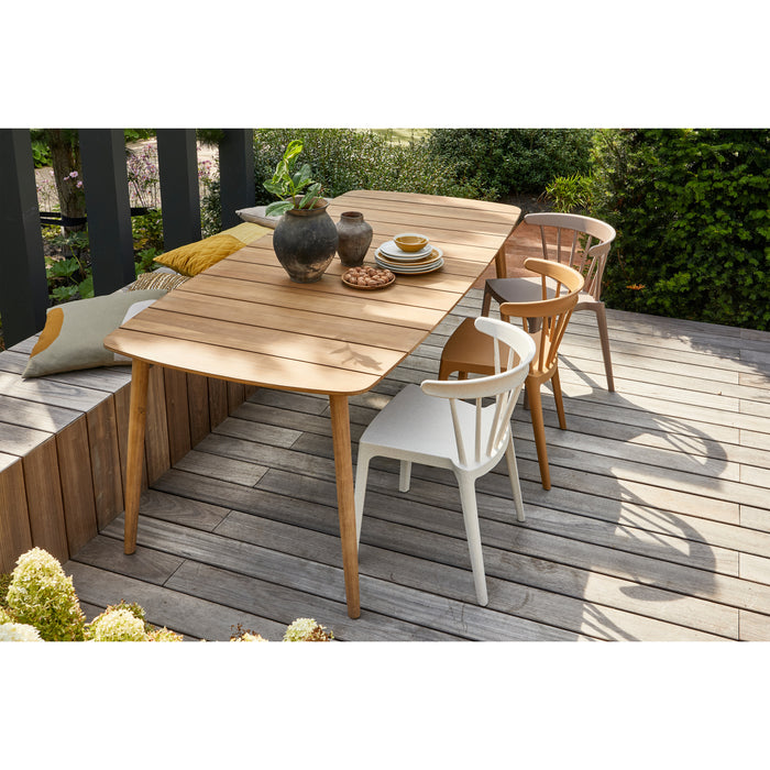 Woood Bliss Spijlenstoel - Off White Melange