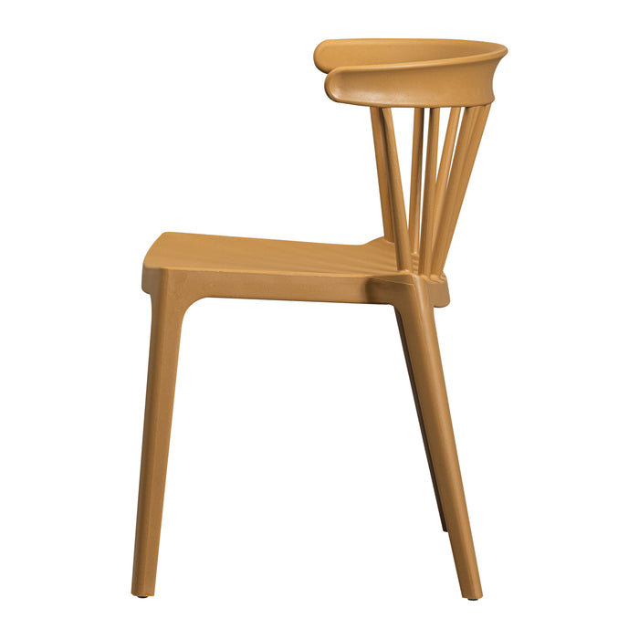 Woood Bliss Spijlenstoel - Caramel Melange